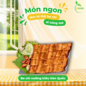 Ba chỉ nướng kiểu Hàn Quốc